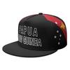 Papua New Guinea Free Custom Made Name Logo Flat Brimmed Cap Nation Flag Pg Guinean Country College Print Photo Hip-hop Hat