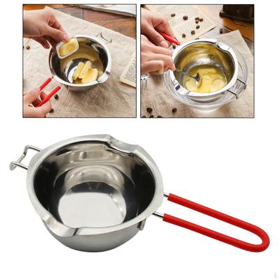 480mL Stainless Steel Chocolate Melting Pot Candle for DIY Christmas, Wedding, Part,