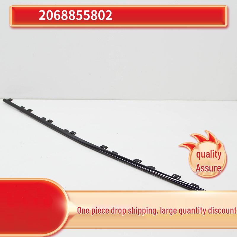 Mercedes-Benz C-Class C200 C260 206 Front Bumper Trim In Gloss Black