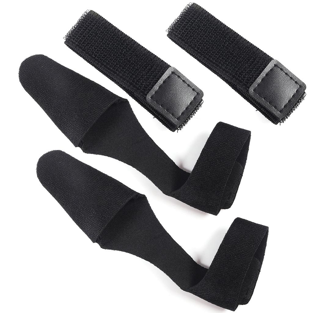 2pcs Fishing Rod Protector Cover and 2pcs Fishing Rod Tie Fastener Belt