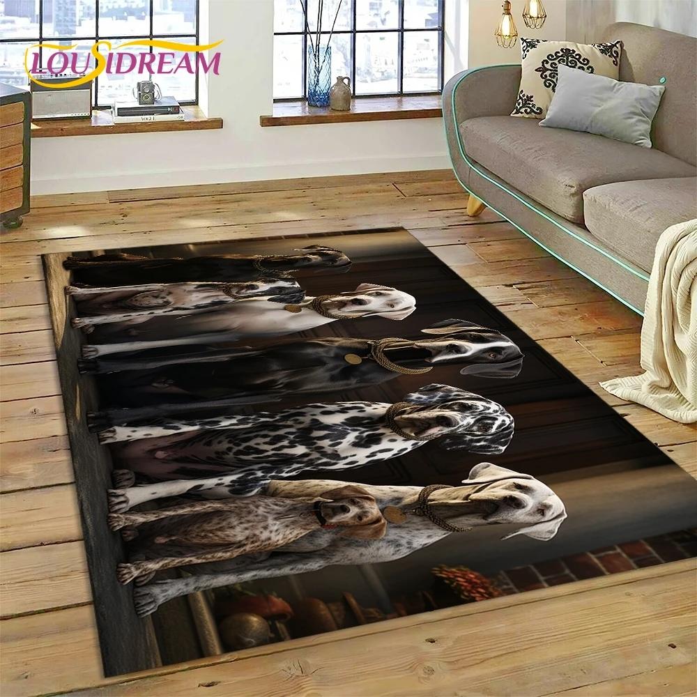 3D-Teppich mit süßem Hund, Samojede, Chihuahua, Husky, Koki, Cartoon-Teppich für Wohnzimmer, Schlafzimmer, Heimdekoration, rutschfest, für Sofa, Fußmatte, Geschenk