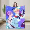 Warm BlanketStudents Decorative Rui Kamishiro Bedding Throws  Flannel Bedspread For Bedroom Graphic Sofa Bed Cover