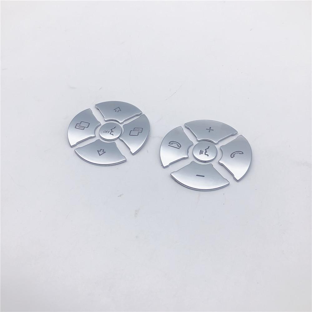 Steering Wheel Model Button Switch Sticker Cover Trim For Mercedes Benz R 2009-2017 ML GL 2010-2011 CLS 2008-2009 SLK