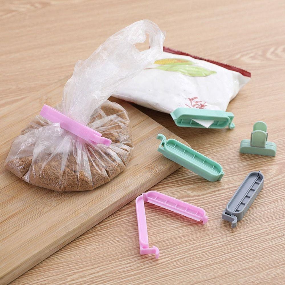 

Plastic 12Pcs/set Plastic Sealing Clips Multiple Color Food Storage Bag Clips Kitchen