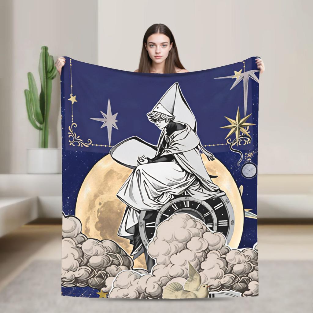 Witch Hat Atelier Blanket Decorative Flannel Bedding Throws For Couch Chair Warm Custom DIY Quality Bedspread Gift Idea