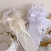Breathable Lace Sweet Socks for Kids Feature Lovely Bowknot Edges, Lovely Girls In Tube Socks for Summer Outfits