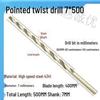 Extra Long 5060 Cm Twist Drill Bit, 500mm High-Speed Steel, Straight Shank for Deep Hole Drilling In Stainless Steel, Wood, 468 Industrial Series.