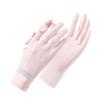 UV Protection Driving Gloves Women Lightweight Ice Silk Long Finger Anti-Slip Touchscreen Compatible Outdoor Cycling