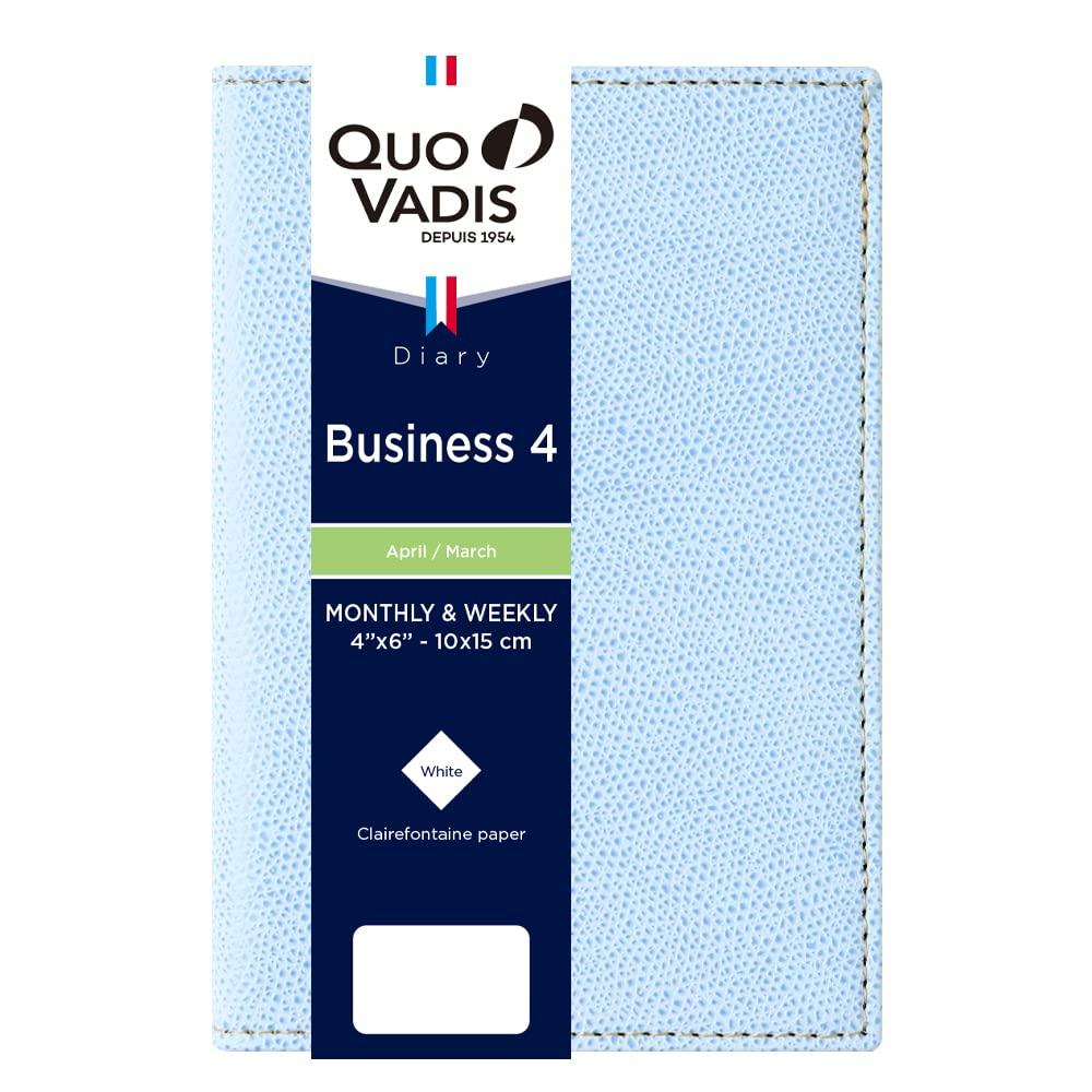 

QUOVADIS Diary Business 4/Club 2026 April Start Weekly Vertical A6 Slim 10x15cm sky blue qv66302sb небесно-голубой
