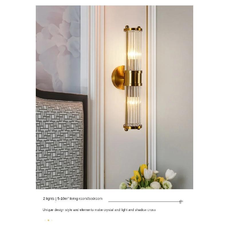 Luxury Led E14 Crystal Wall Lights Modern Decoration Bathroom Kitchen Living Room Wall Lamps Bedroom Bedside Hallway Lighting
