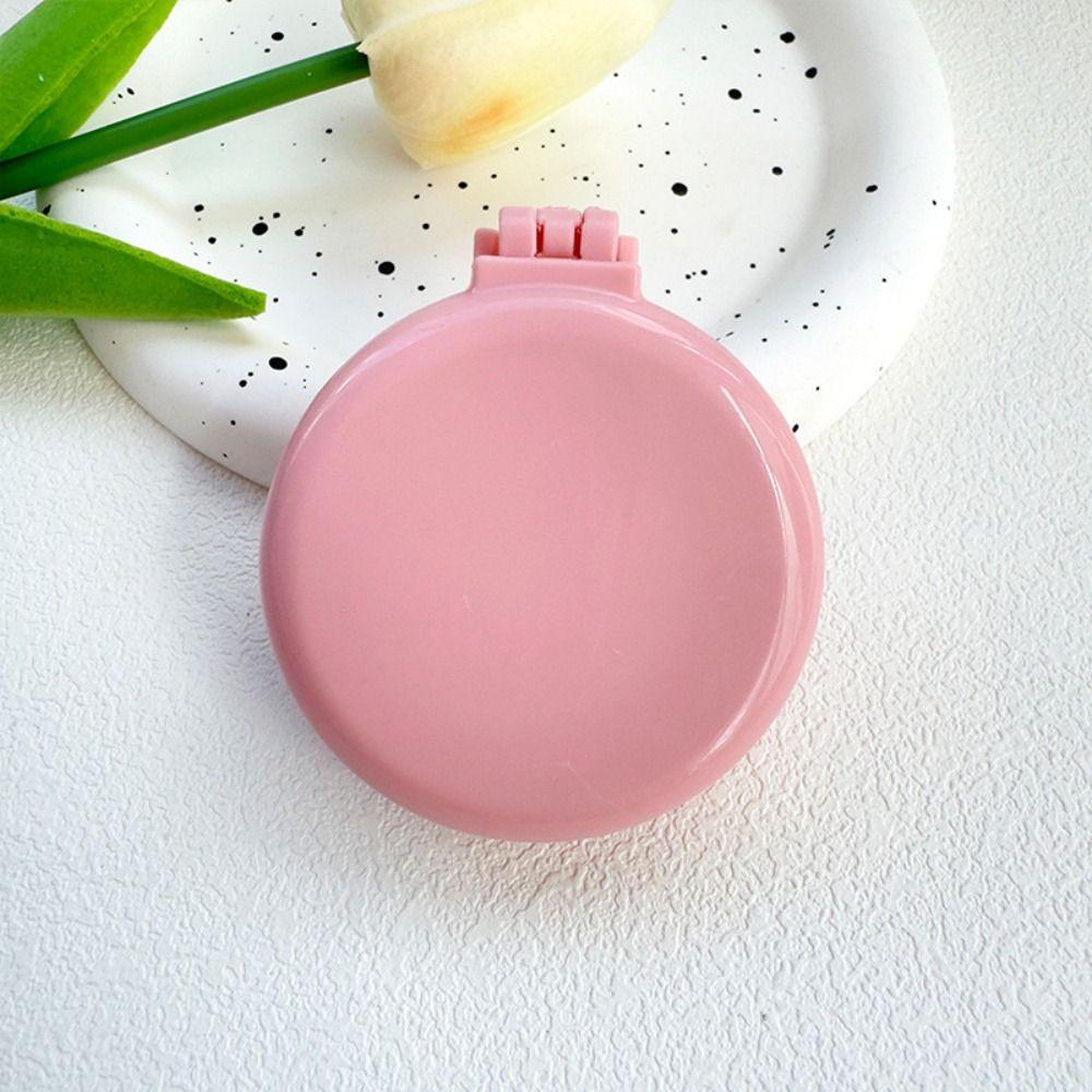4Pcs Round Folding Air Bag Comb Dual Use Pocket Hair Brush Portable Makeup Mirror with Comb  Travel