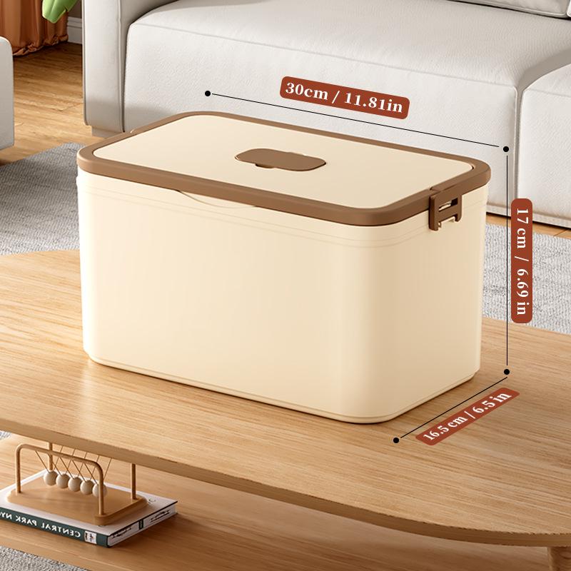 Family Medicine Box: Thick, Multi-layer, Large Capacity Drug Organizer