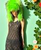 Bonseullipi Crochet Knit Dress (Black)