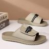 Hot Sale Korean Flip Flops Men Thick Sole Summer Sandals Non-Slip Comfortable Bathroom House Slippers Outdoor Slides