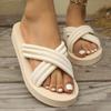 Women's Flip Flops Thick Sole Printed Floral Comfortable Soft Sole  Summer New Fashion Leisure Outdoor Beach Slippers