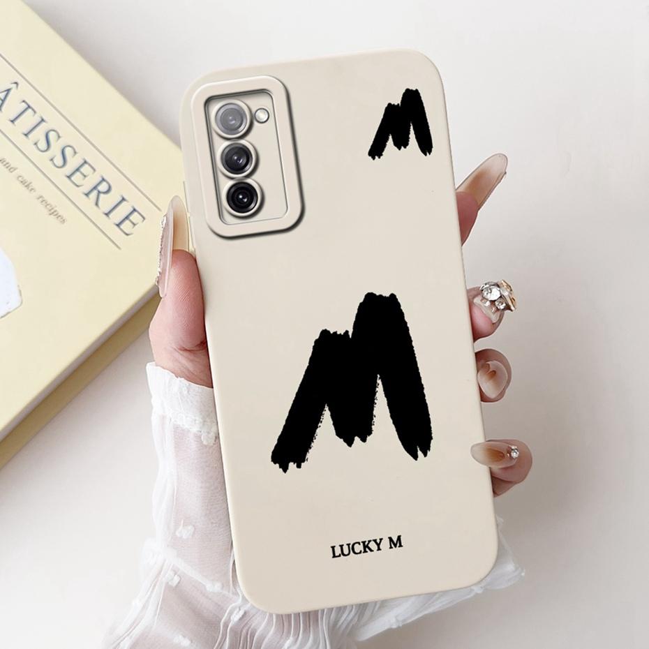 New Fashion Letter Phone Case For Samsung Galaxy S20 FE S20+ Soft Silicone Shockproof Cover For Samsung S20 Plus S20FE 5G Bumper