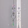 Suncatcher Crystal Prism Wind Chimes Hanging Pendant Rainbow Light Catcher Octagon Beads Jewelry Window Garden Home Decor