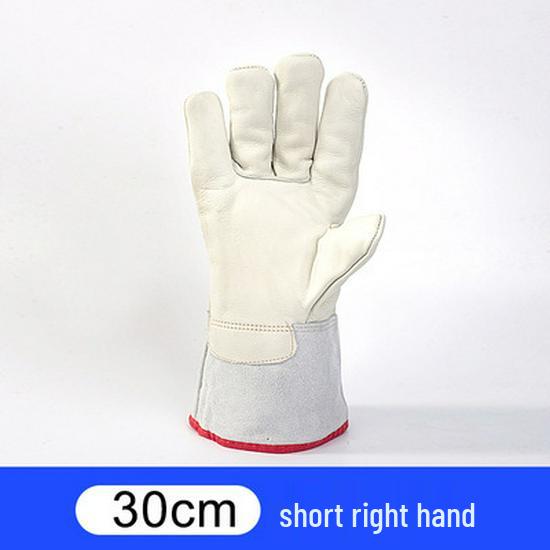 Liquid Nitrogen-Resistant 40CM Anti-Freeze Industrial Gloves for Cold Storage and Protection