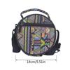 Compact Handheld Percussion Instrument Bag Stylish Ethnic Pattern, Durable Fabric, Shoulder Bag and Drum Storage Bags