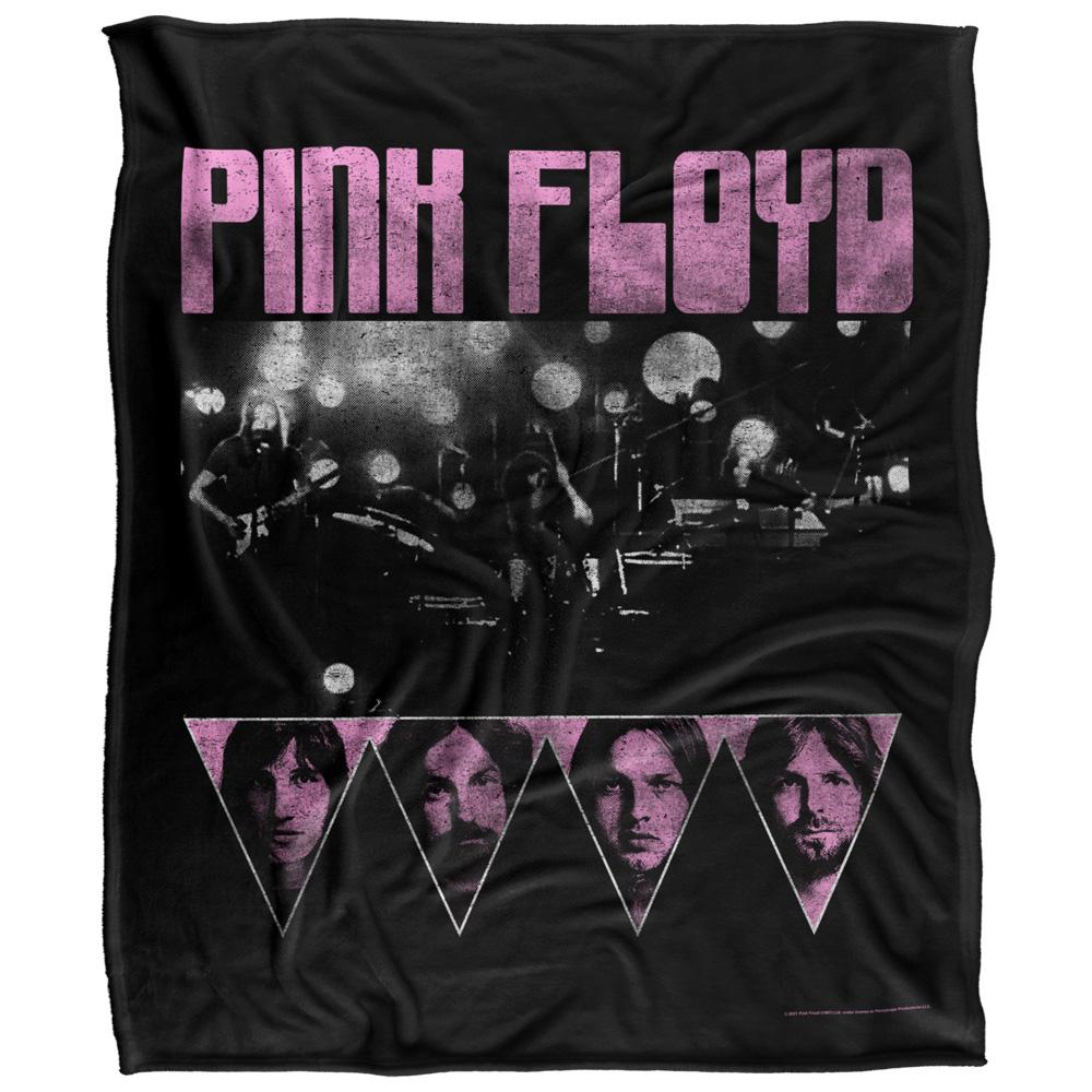 Pink Floyd Silky Heads Supersoft Blanket