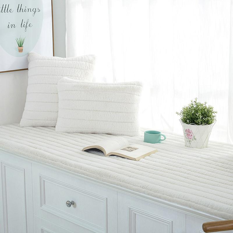 Window Cushion Ledge Cushion Bedroom Plush Bay Window Blanket Tatami Cushion Balcony Cushion Machine Washable