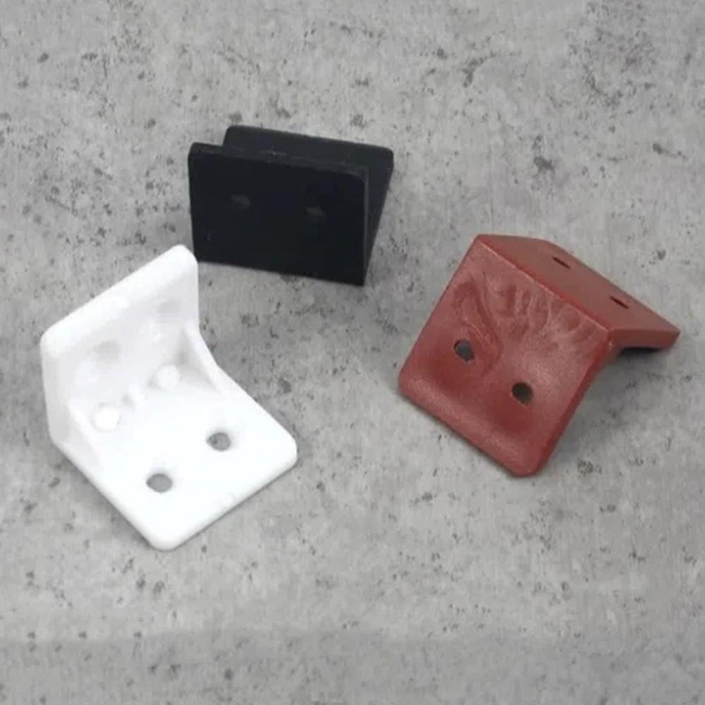 10 st Rostbeständiga 2-i-1 Vinkelbeslag 90 graders Fästbeslag Beslag Fäste Hem