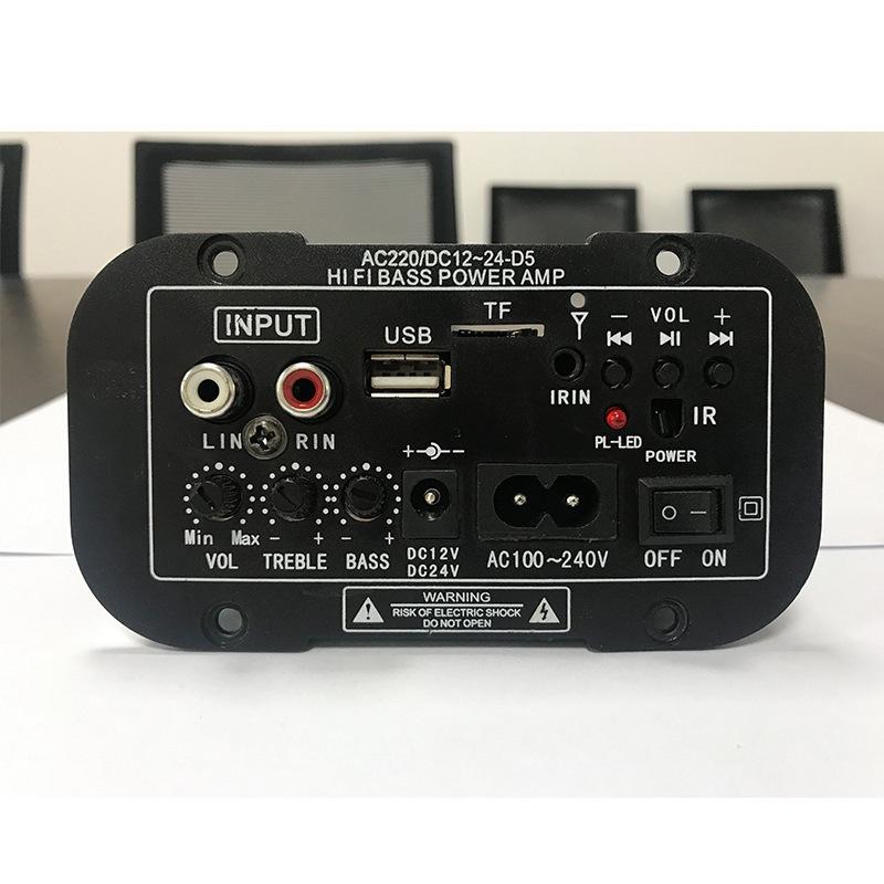 Universal Bluetooth Car and Outdoor Speaker Amplifier Board (12V/24V/220V) - D5 Model