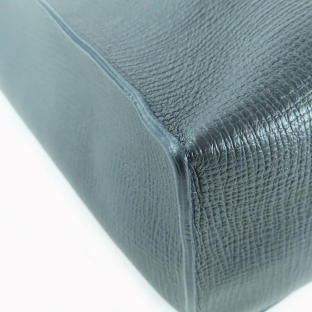 Excellent STUDIO NICHOLSON Tote Bag DOUBLET TYPE2 PALMELLATO black leather Women Used