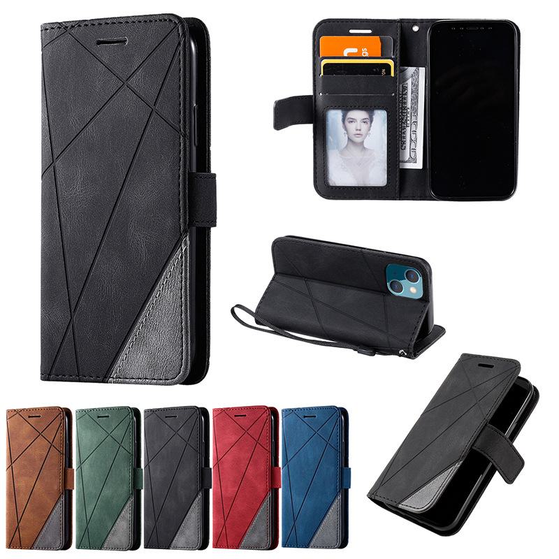 

Кожаный чехол-кошелек для телефона Samsung S21/S22 Ultra/Note20 A51/M40S(4G) красный
