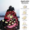 1PC Courage the Cowardly Dog Outdoor Blanket Lightweight Flannel, Soft & Warm, All Season Use for Sofa