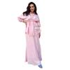 2025 Autumn Sweet & Salty Style Long-Sleeve Tie-Up Shirt and Hip-Hugging Skirt for European & American Women