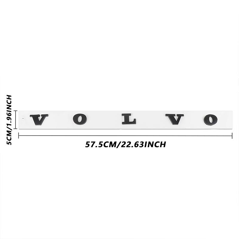 Volvo 3D ABS Letter Emblem Badge Car Trunk Tailgate Logo Sticker for XC60 XC90 S60 S90 V60 V90 V40 S80 Auto Exterior Accessories