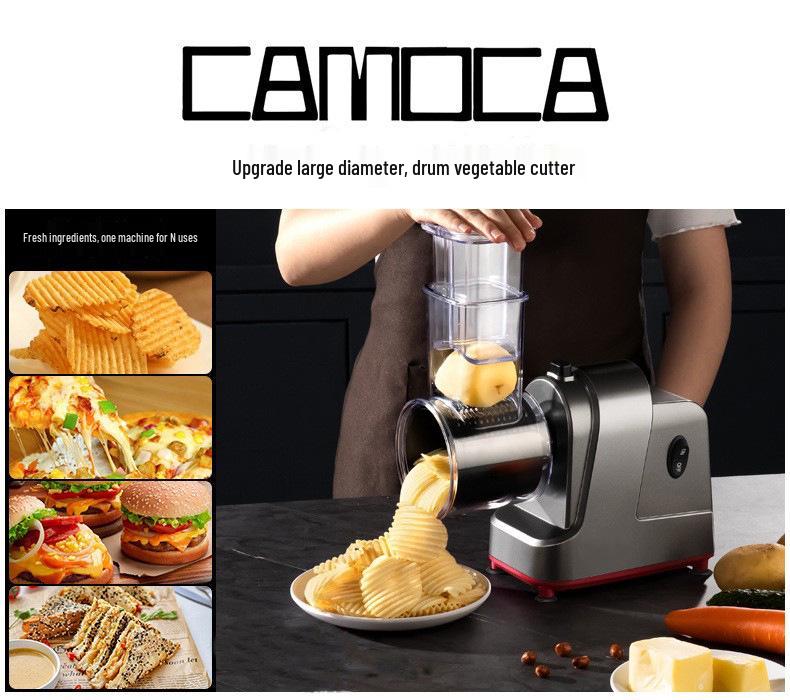 Automatic Electric Vegetable Slicer & Shredder - US & EU Standards