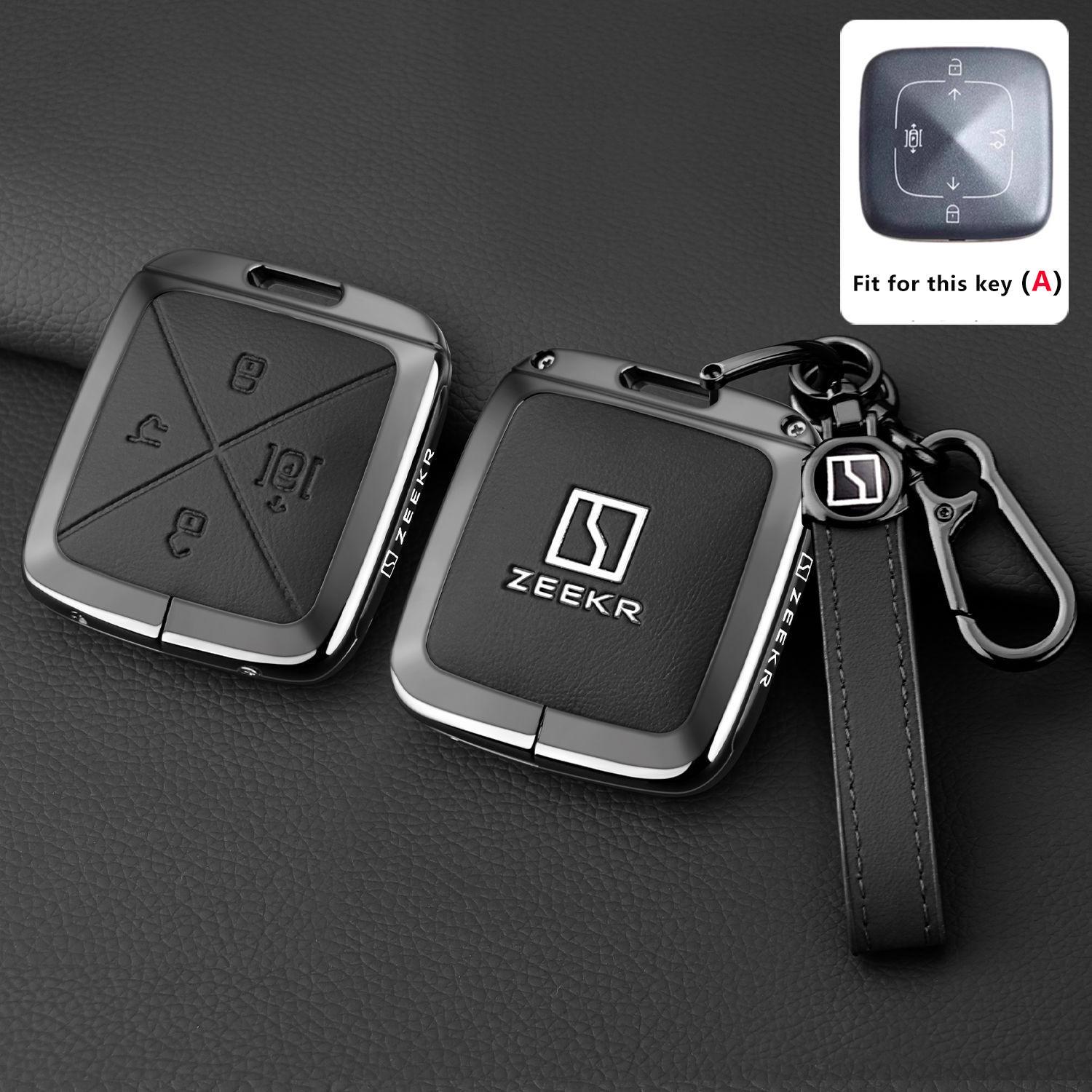Чехол для ключа автомобиля Брелок для Zeekr 7X 2024 2025 Автостайлинг Брелок Защитная крышка для пульта Сумка Оболочка Корпус Держатель Автоаксессуары Fit for Zeekr 7X