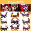 Crazy Party Halloween Party Bat Skeleton Fur Detail Glasses
