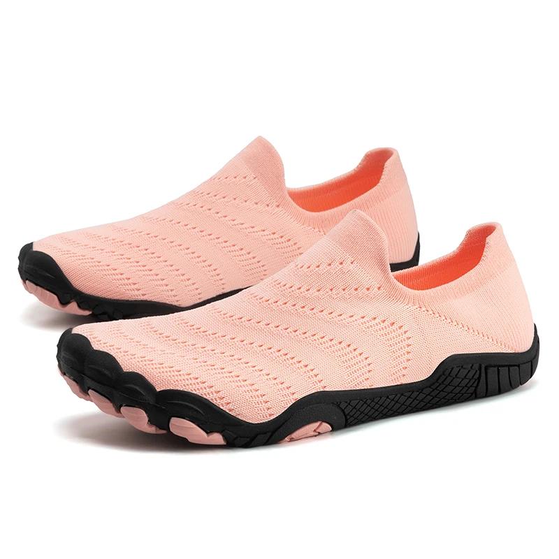 Rychleschnoucí plážové barefoot boty venku přímořské sporty tenisky potápění ponožky muži ženy protiskluzové plavání pantofle brodění