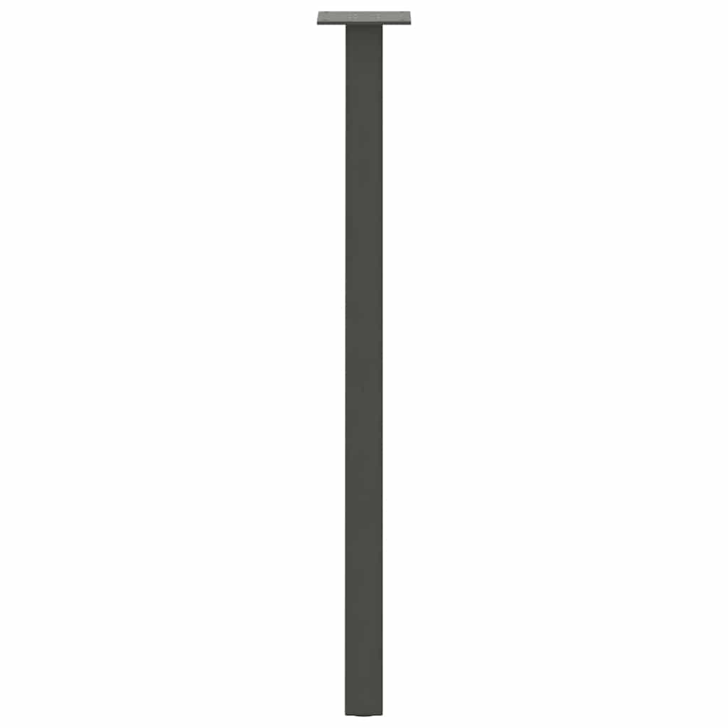 Vidaxl Nogi Do Stolika Kawowego, 4 Szt., Antracyt, 72 Cm, Stal