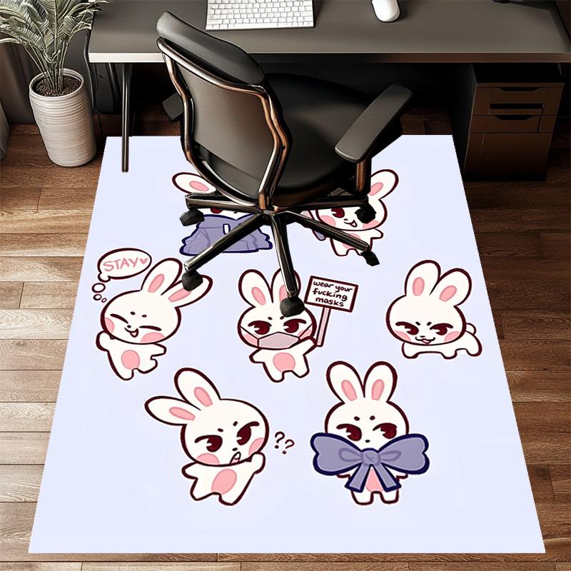 1pc Kpop Team5 Design Printed Area Rug Carpet for Bedroom Living Room Home Decor Rugs Mat Non Slip Mat Rug for Bedside