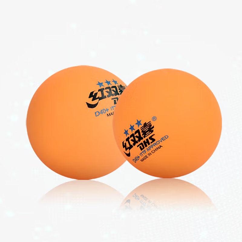 DHS Table Tennis Balls 3 Star D40+ ABS New Material 10 Pcs/PACK Original Ping Pong Balls with Seam ITTF Approved
