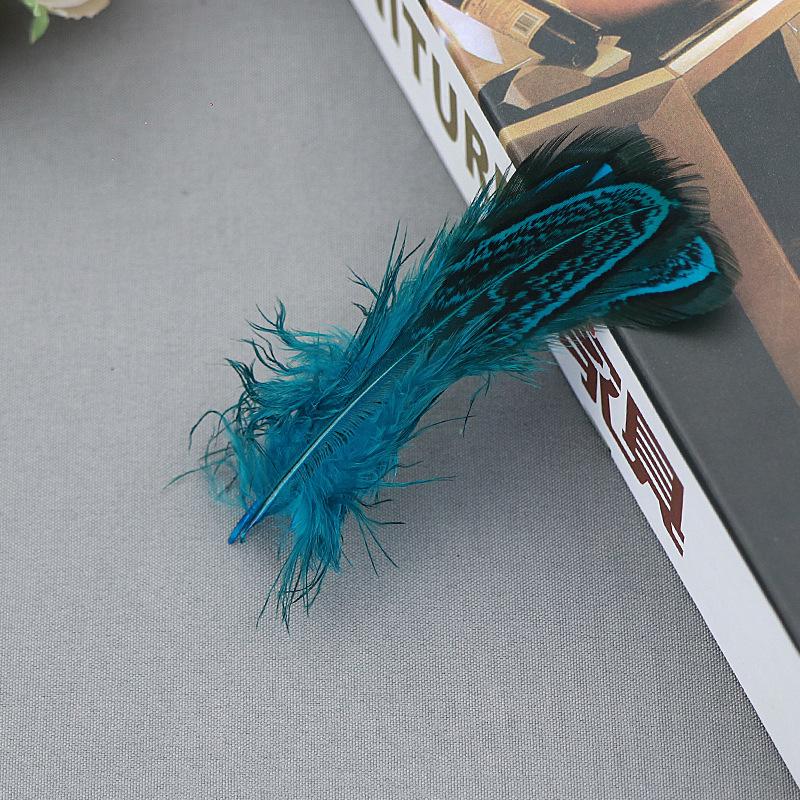 Natural Feather Diy Feather Dachang Feather Pheasant Hair Headdress Accessories Clothing Accessories 5-8Cm Colored Feather