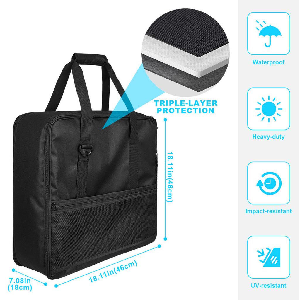 Slushie Machine Carrying Bag Oxford Cloth Portable Travel Storage Bag with Shoulder Strap for Outdoor Frozen Drink Maker