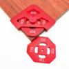 Quick Jig 2 Pcs Semi-Round Corner Radius Quick Jig R Angle Locator Aluminium Alloy Engraving R10 R15 R20 R30