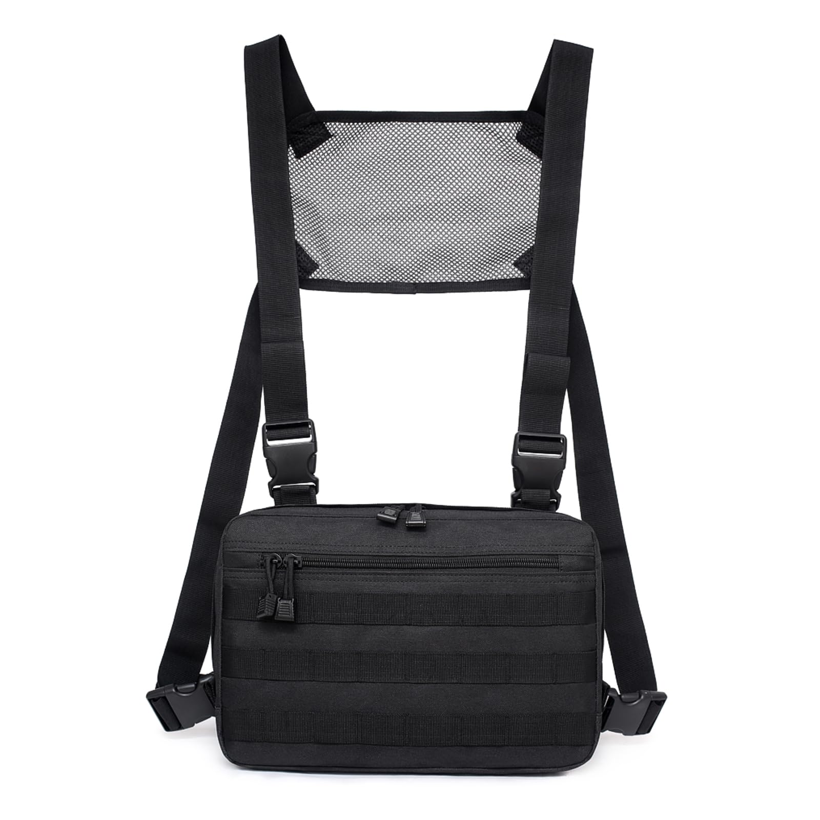 

TRIWONDER Multifunctional Tactical Chest Bag, Hip Hop Fashion Chest Rig Bag, Airsoft, Climbing, Body Bag, Men s Bag, Women s Tactical Vest, Waist Pouc