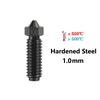 For Anycubic Kobra 3 Hotend Nozzle 0.2 0.4 0.6 0.8 1.0mm Hardened Steel Brass Nozzle For Anycubic Kobra 3 Combo Spare Parts