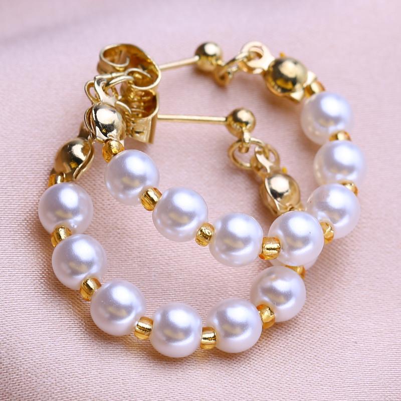 KNIKOO Brincos de pino de geometria para mulheres Brincos da moda Joias para presentes de festa de casamento Brincos redondos