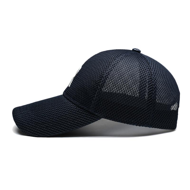 Letter Embroidered Breathable Baseball Cap Men's Summer Sunscreen Outdoor Cap