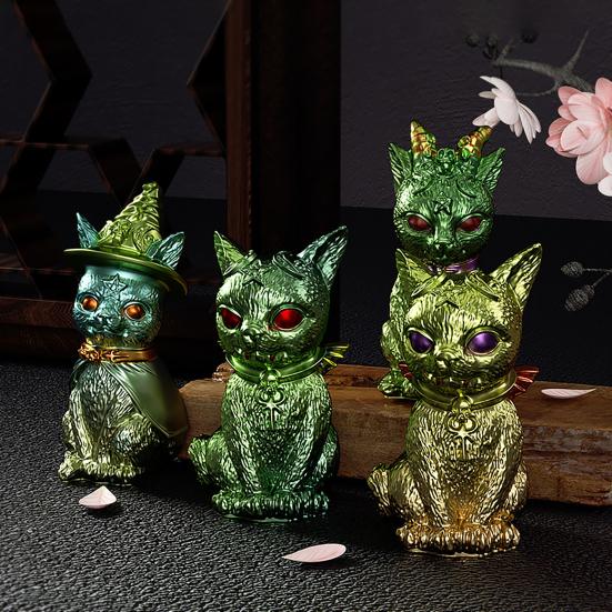 Forma Ďábel Kočka Žáruvzdorná Snadné Vyjímání 3D Design DIY Silikagel Démon Pirát Kočka AVE