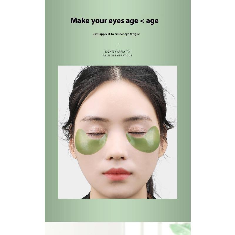 60 Stück feuchtigkeitsspendende grüne Augenmaske zur Feuchtigkeitsversorgung mit Algen