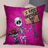 Capa de Almofada de Desenho Animado Fofa Colorida Caveira Fronha Carro Sofá Decoração para Casa