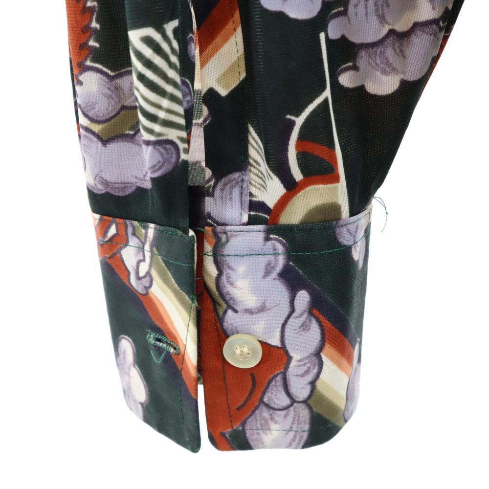 Designerschoice anii '70 vintage Salopetă cu mânecă lungă Cămașă Sistem verde Bărbați Second hand